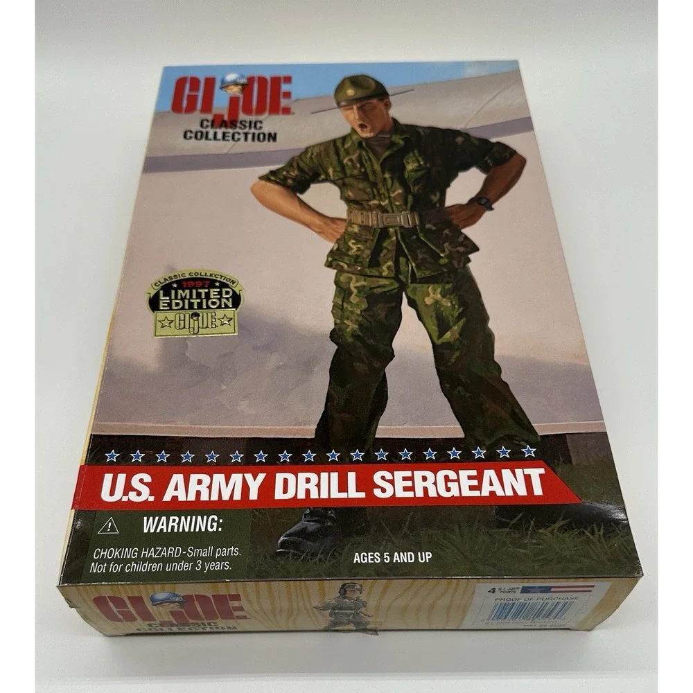 G.I. JOE U.S. ARMY DRILL SERGEANT CLASSIC COL LIMITED 1997 AFRICAN AMERICAN